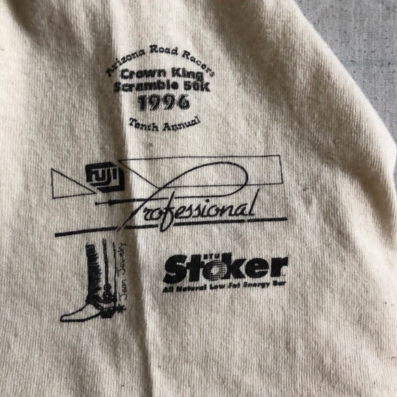 Vintage Single Stitch 1996 10th Anniversary CrownKing Scramble 50k Run T Shirt M - Picture 6 of 7